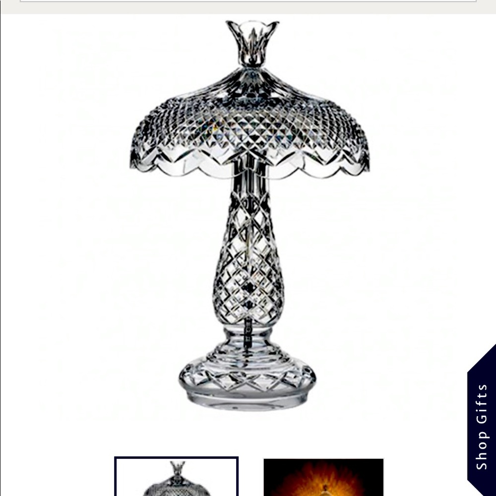 Waterford crystal lamp